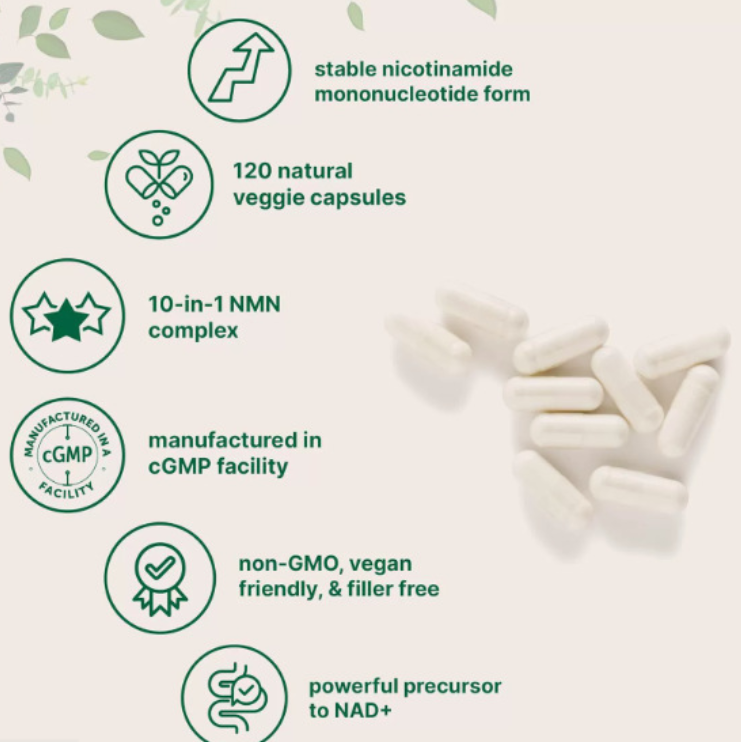 10-in-1 Nicotinamide Mononucleotide Capsules